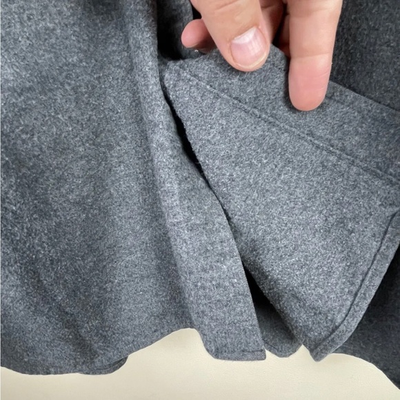 LL BEAN Men's XXL-TALL Gray Heavy Button Cotton Shirt Traditional Fit 0MT04 EUC - Picture 6 of 12